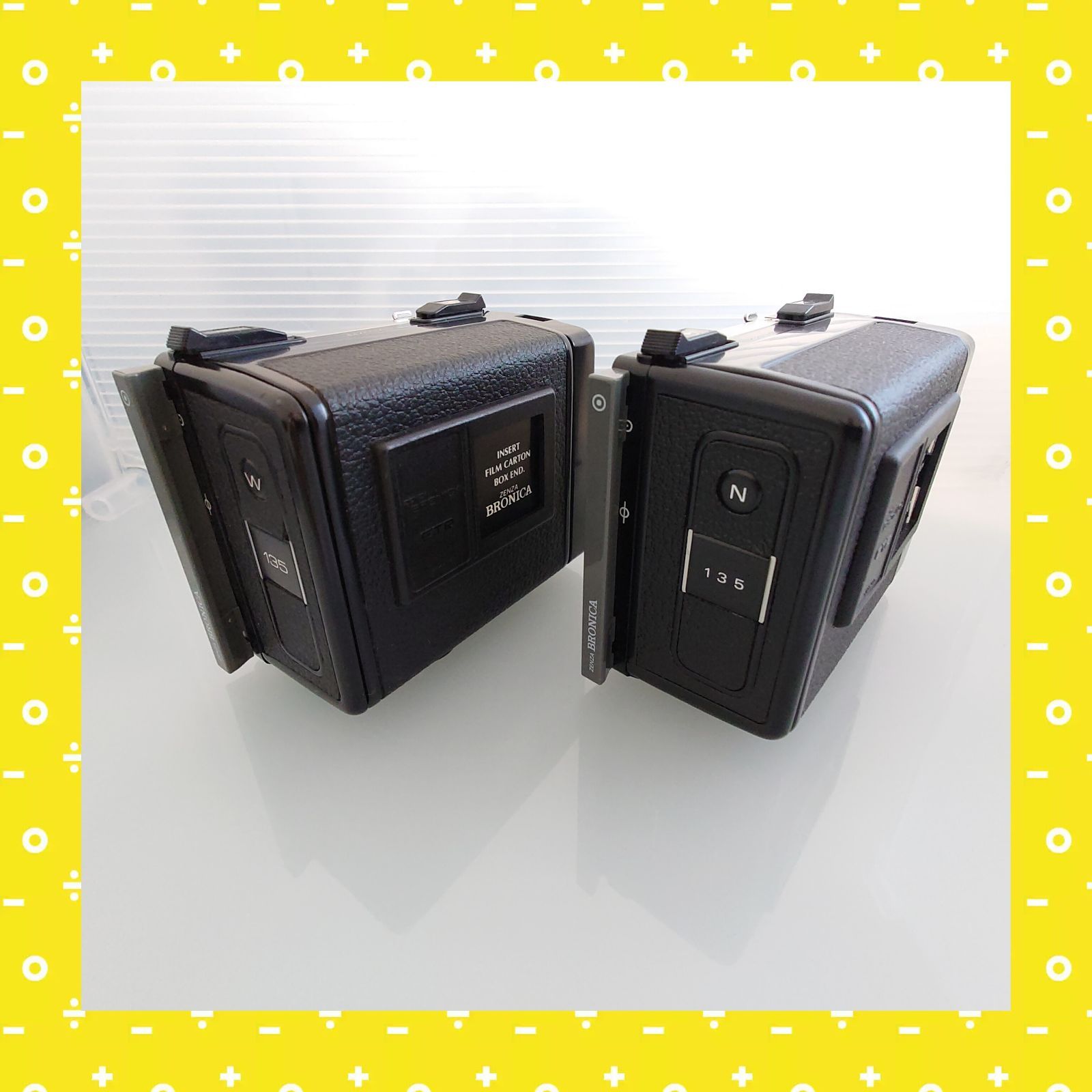 bronica etr用　135wフィルムバック　135nフィルムバック ブロニカ Zenza Bronica 135 N フィルムバック ゼンザブロニカ