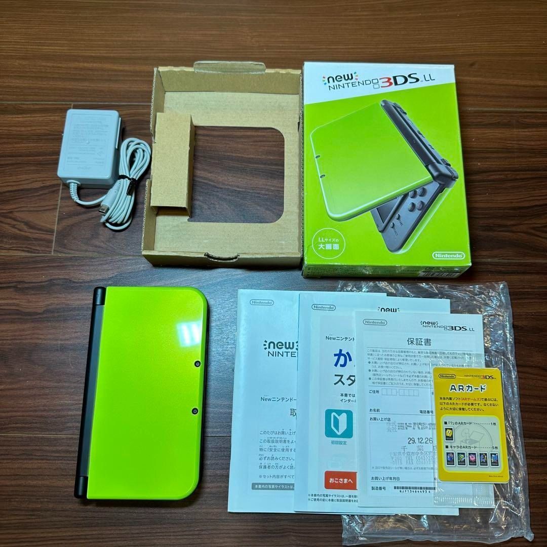 Newニンテンドー3DS LL ライム×ブラック 4566