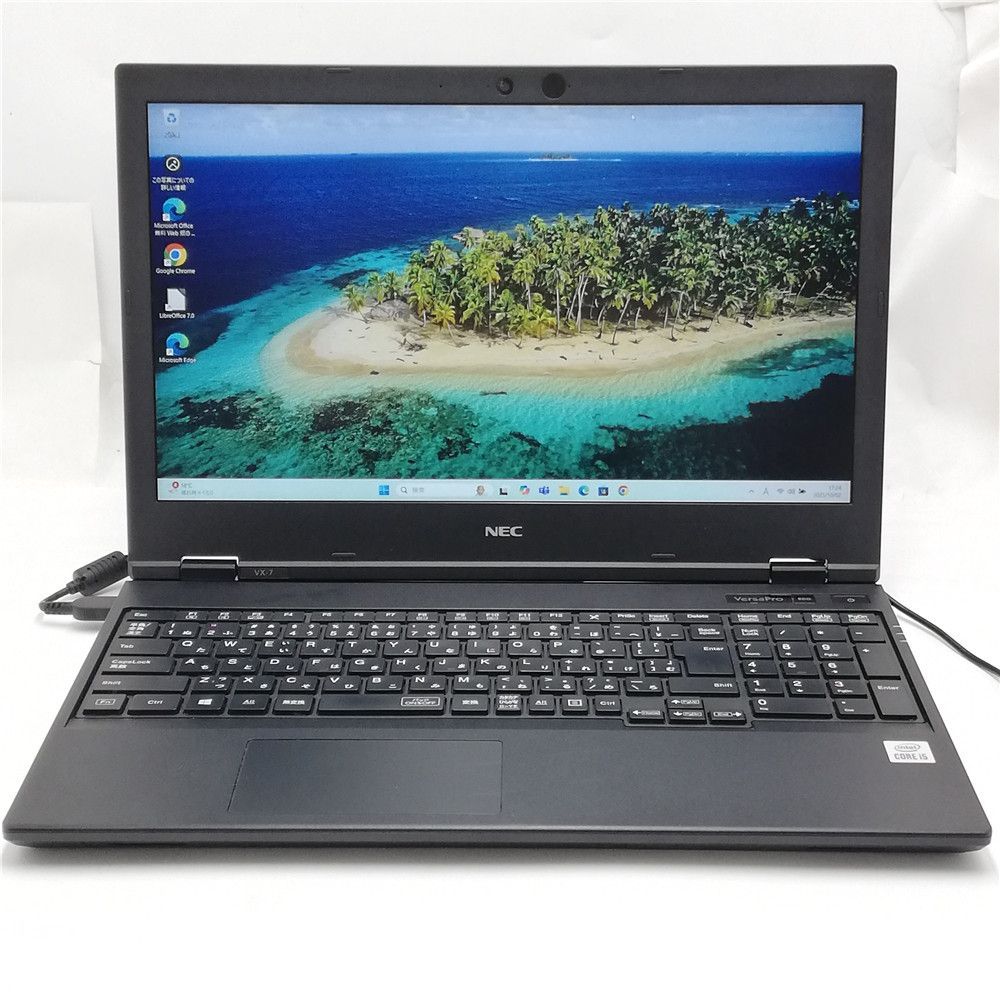 2020年製 Wi-Fi有 NEC ノートパソコン VKM17XZG7 第10世代 Core i5 16GB 高速SSD DVD 無線 Bluetooth Windows11 Office 即使用可