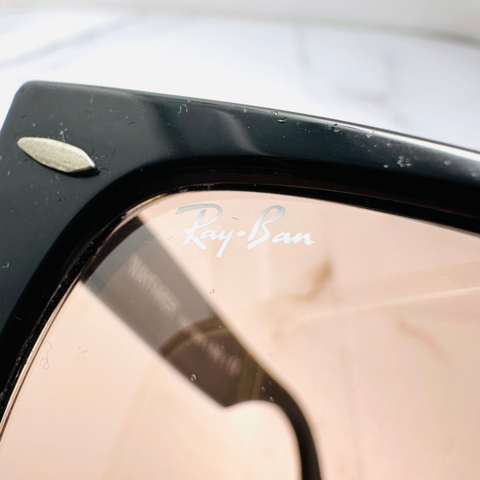 ファミリアベスト Ray-Ban レイバン Wayfarer ウェイファーラー サングラス 木村拓哉コラボ キムタクコラボ ピンクレンズ ブラックフレーム