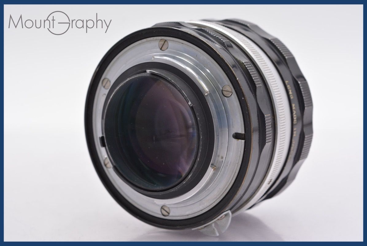 低価格！ 上 ニコン Nikon NIKKOR-S C Auto 50mm F1.4 非Ai 前後キャップ-レンズフィルター付 完動 同梱可 mj4924