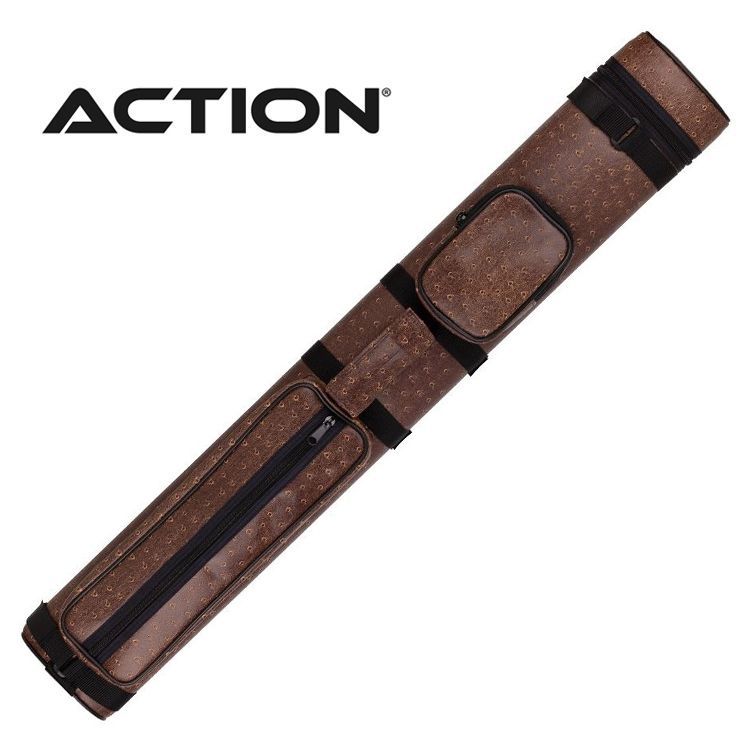 Action AC22 ダークブラウン 2バット2シャフト キューケース 2B/2S 