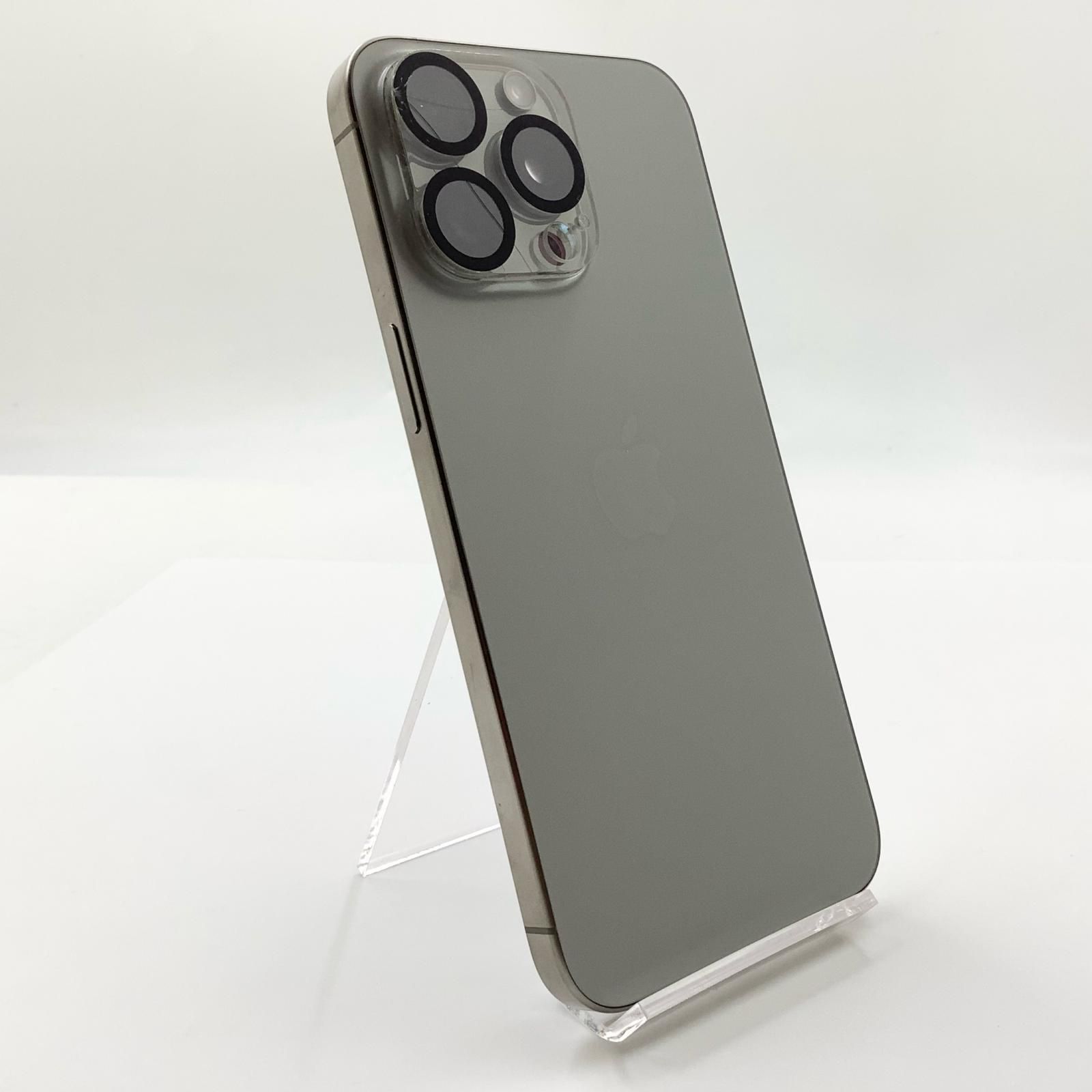 【全額返金保証】【最速発送】Apple iPhone 15 Pro Max 256GB ナチュラルチタニウム au SIMフリー 動作確認済 100%