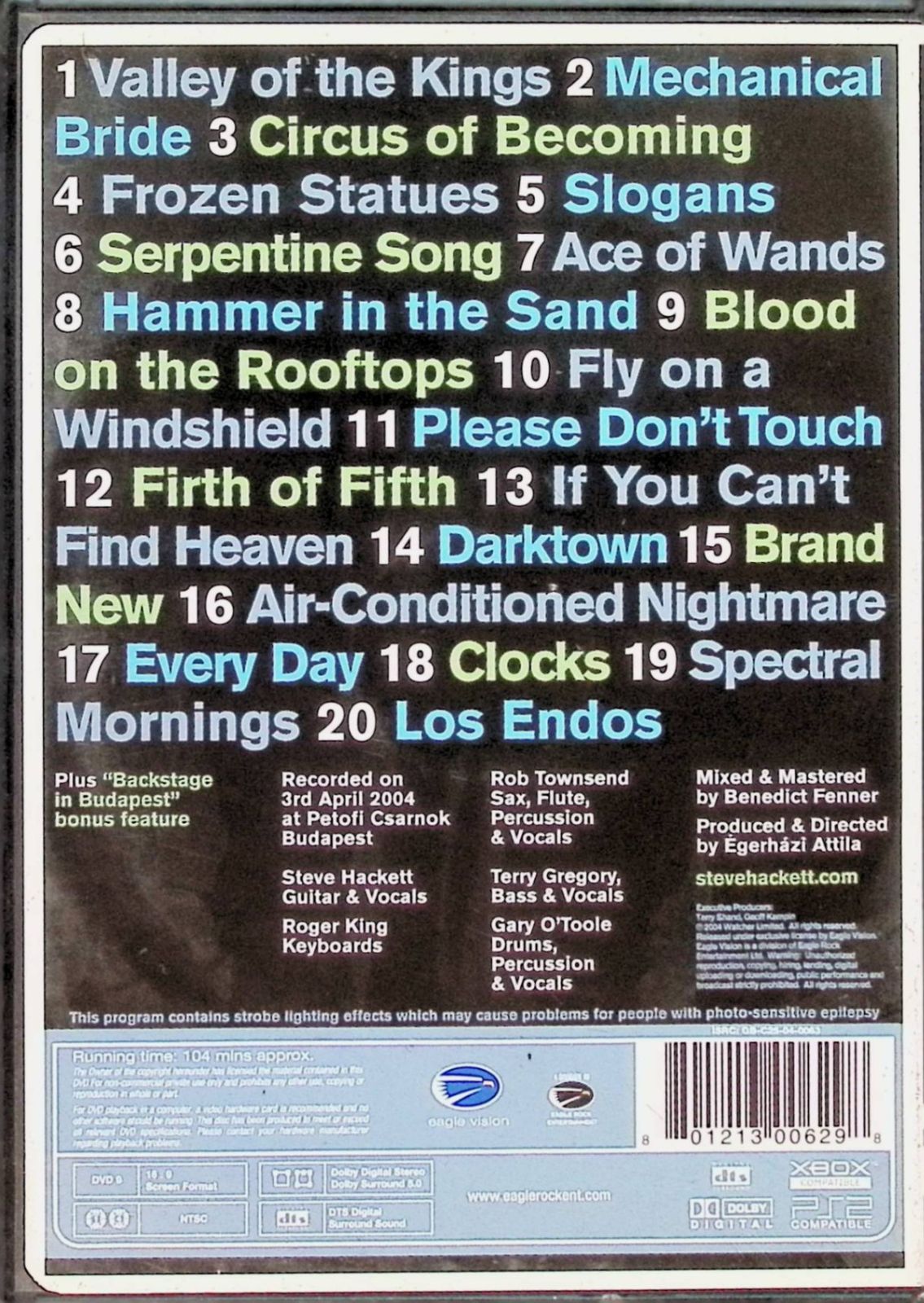 Once Above a Time Live in Europe 2004   (海外版DVD)