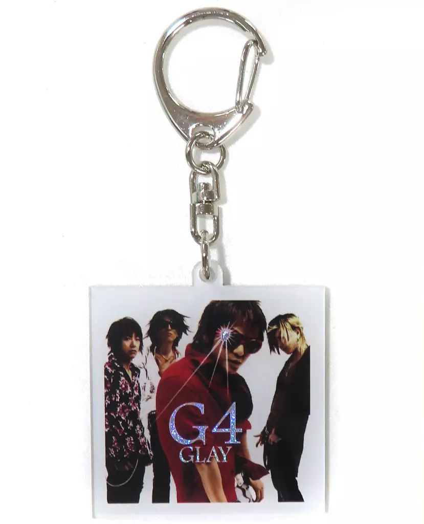 中古】キーホルダー GLAY シングルジャケットキーホルダー(G4) 「GLAY