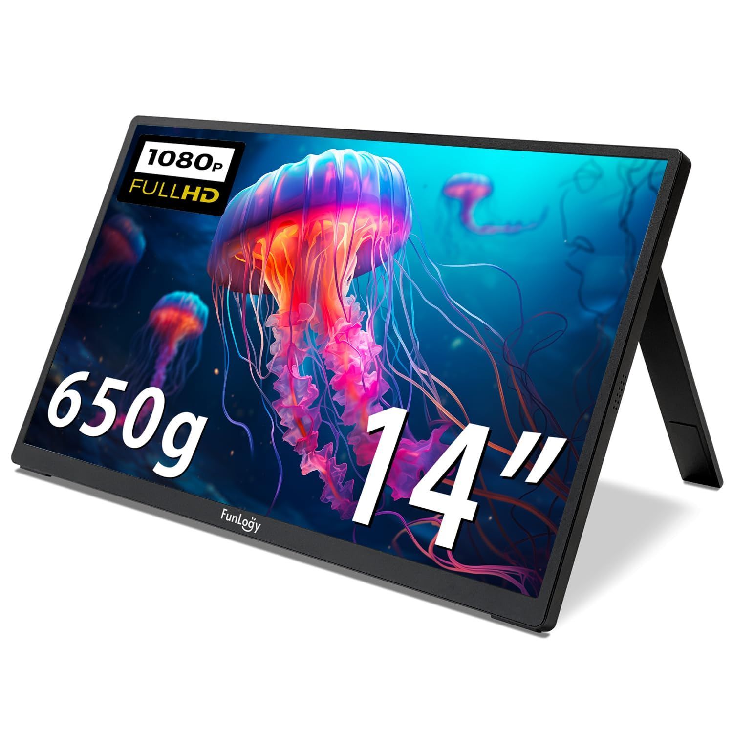 数量限定】/ 軽量 / 薄型 650g 14インチ / ノングレア/フルHD Mobi.2（モニター/モバイルモニター）【VGP2023受賞  1920×1080 / FunLogy デュアルディスプレイ/リモートワーク/ゲーム/USBケーブル付属/日本ブラン - メルカリ