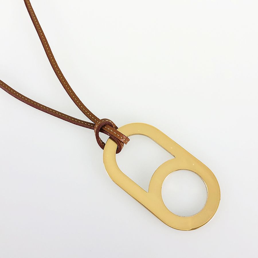 エルメス　ヴァリアシオン　レザー　ネックレス エルメスヴァリアシオンレザーネックレス