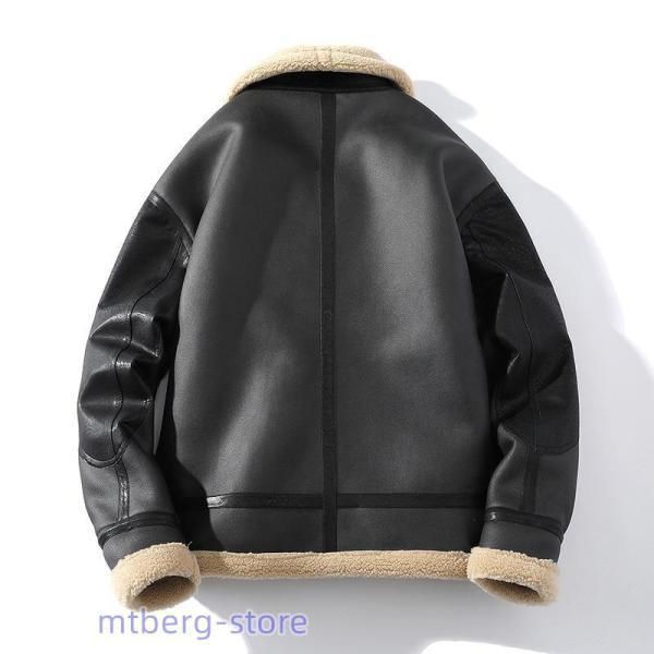 ライダースジャケット メンズ ジャケット 厚手 裏ボア スエード 裏起毛 ボアジャケット カッコイイ アウター コート 革ジャン 防風 防寒 冬物 おしゃれ
