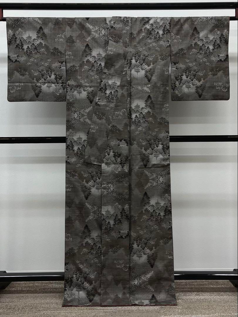 12マルキ 本場大島紬 優粋ブランド 窪田織物 風景 正絹 旗印 X399 12マルキ 本場大島紬 優粋ブランド 窪田織物 風景 正絹 旗印 - メルカリ