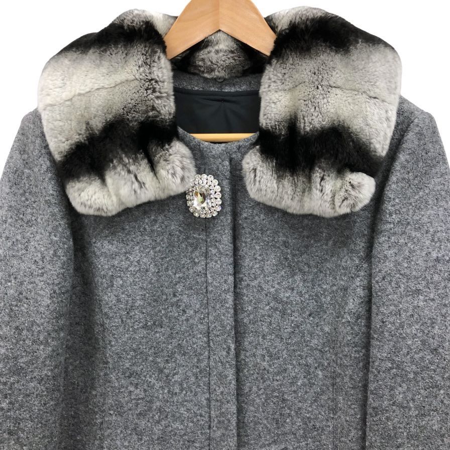 ルネ コート ウール レッキスファー 中綿ライナー ロング【AFF23  