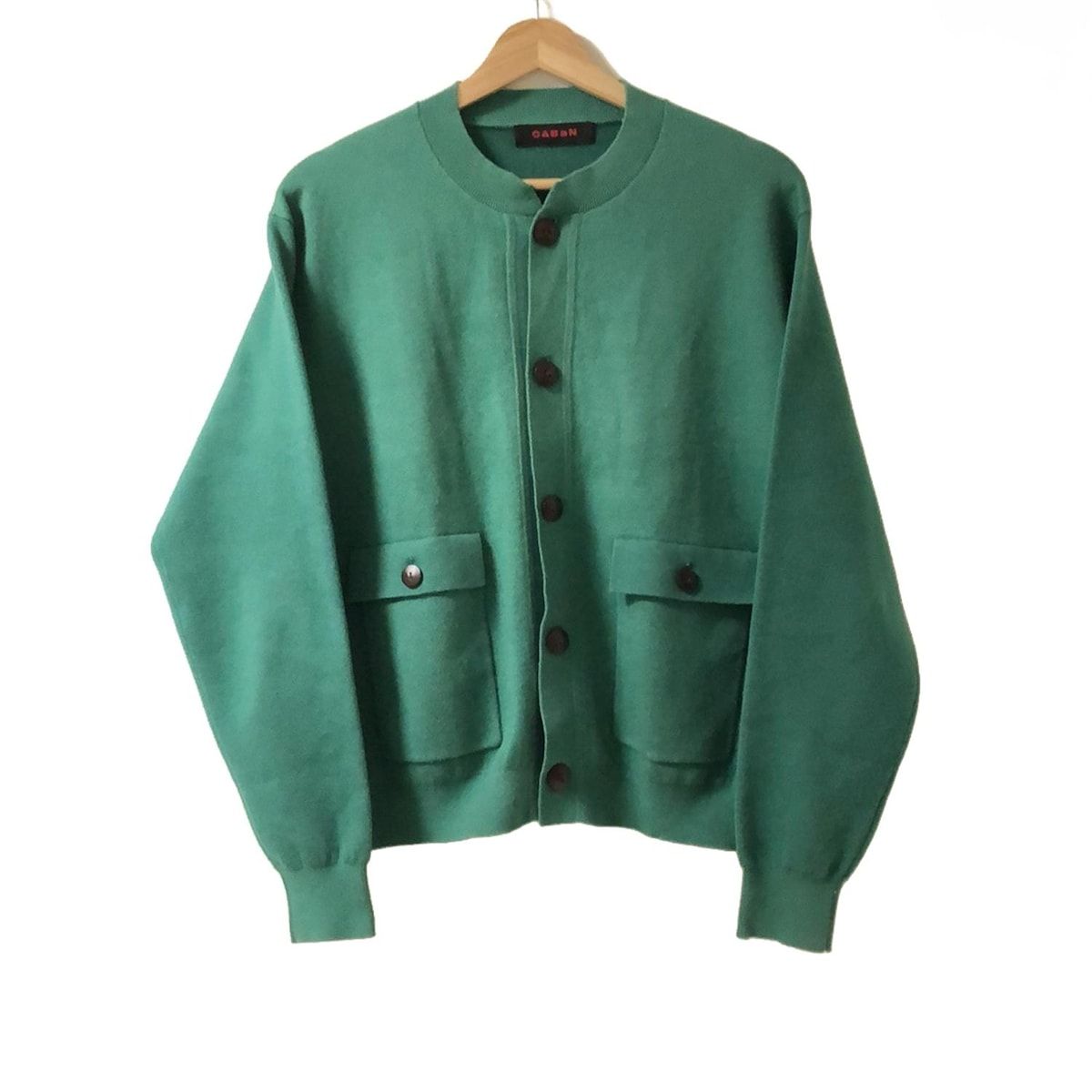 CABaN(キャバン) カーディガン サイズS レディース - ダークグリーン