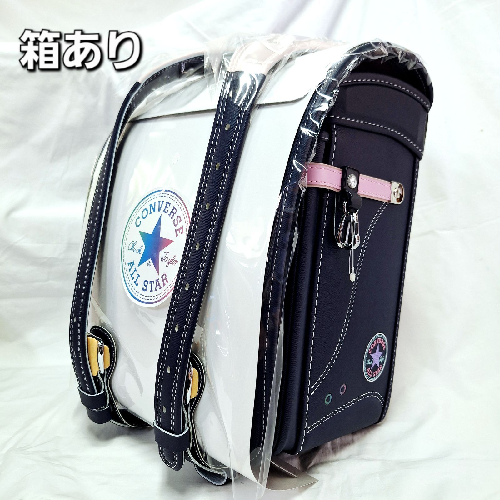 ネイビー×ピンク コンバース