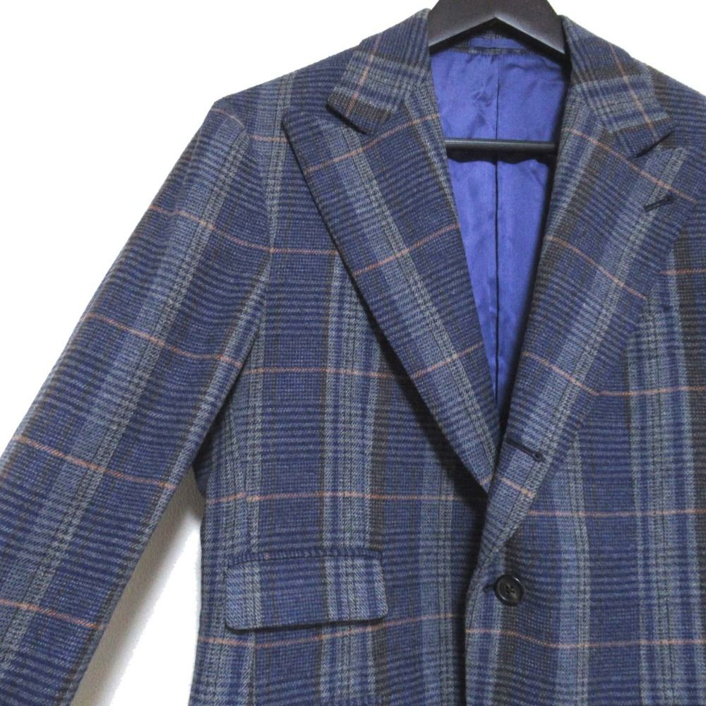 美品 Gabriele Pasini ガブリエレパジーニ チェック柄 シングル 美品 Gabriele Pasini ガブリエレパジーニ チェック柄 シングル