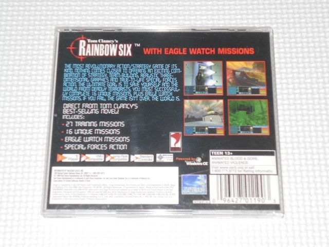 DC☆TOM CLANCY'S RAINBOW SIX 海外版 北米版 管理番号2 ドリーム
