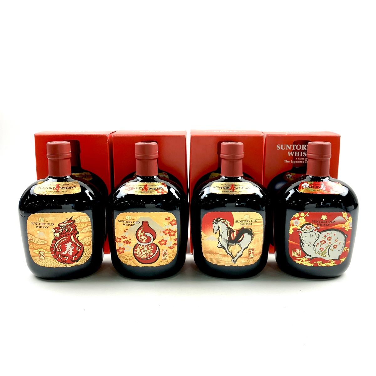 古酒 サントリー オールドウイスキー700ml 4本セット【干支ボトル2本含む】 サントリー『オールド』干支、4本セット 【公式通販】