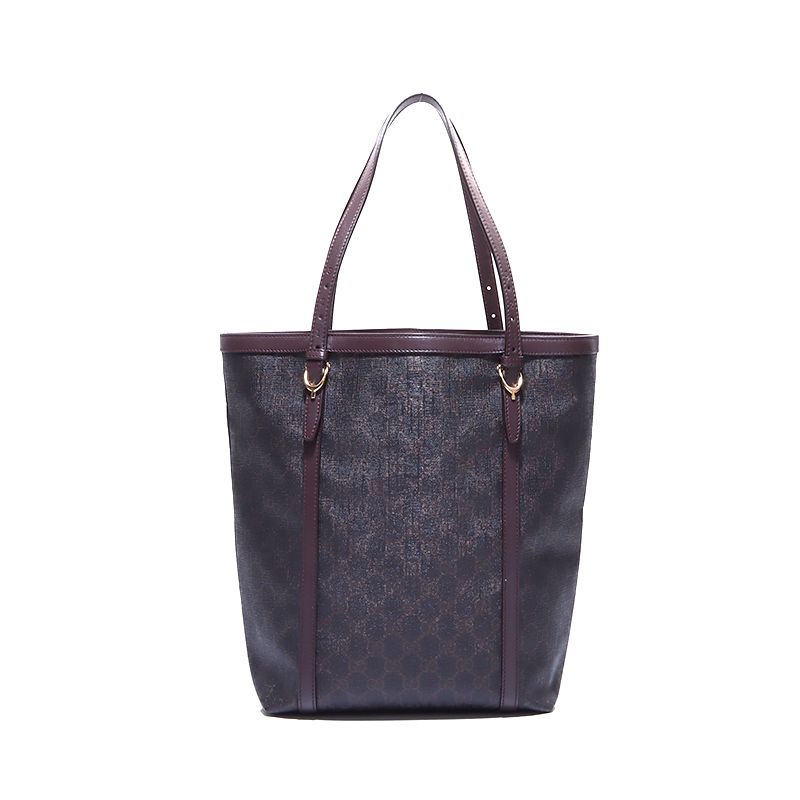 GUCCI グッチ トートバッグ ハンドバッグ レザー PVC GGキャンバス GUCCI グッチ トートバッグ GGキャンバス PVC - メルカリ