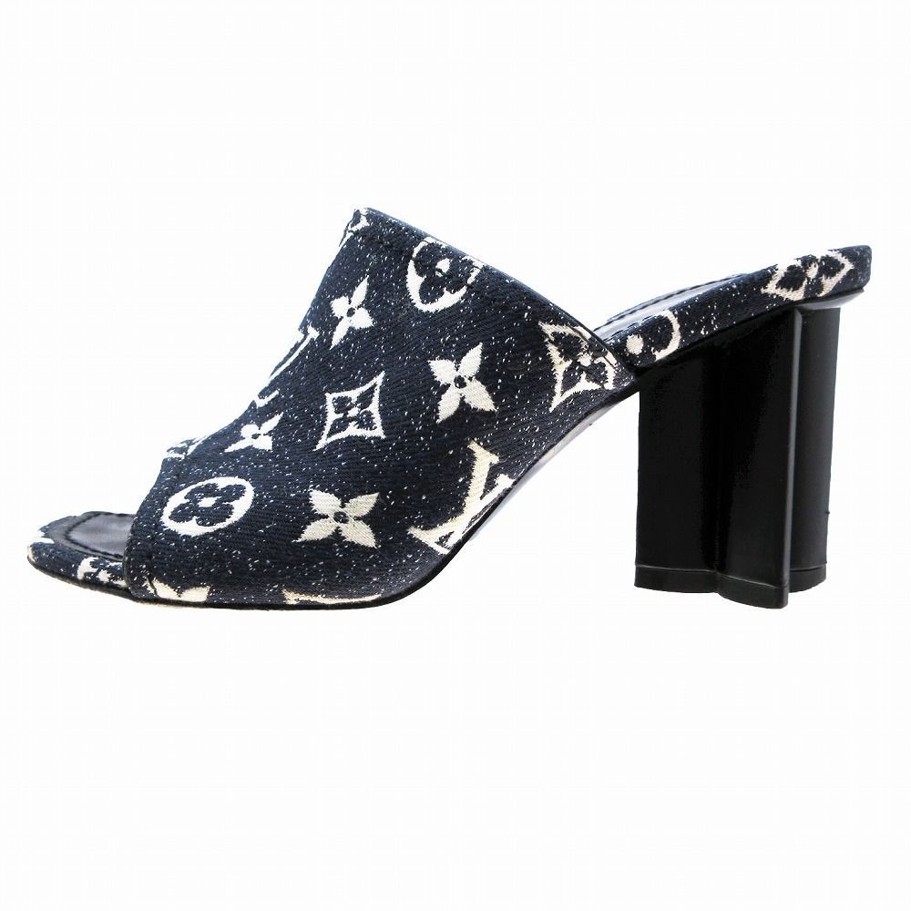 LOUIS VUITTON シルエットライン デニム サンダル LOUIS VUITTON ルイヴィトン シルエットライン サンダル