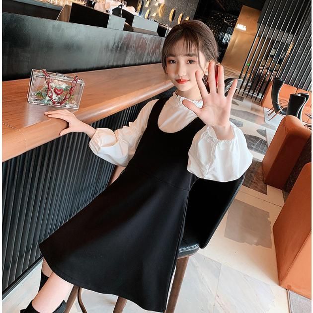 ワンピース子ども服ドレスおしゃれ可愛い女の子キッズ子供服結婚式入学式卒業式発表会長袖春秋100110120130140cm