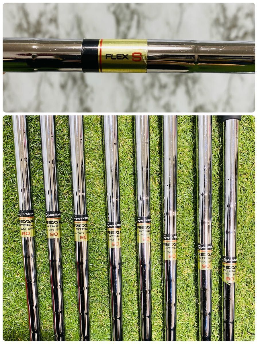 【良品】豪華8本 テーラーメイド M4 メンズアイアンセット スチール S 良品】豪華8本 テーラーメイド M4 メンズアイアンセット