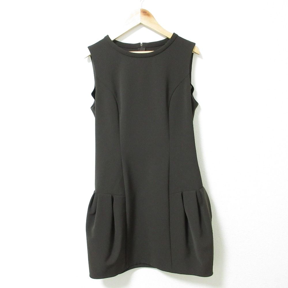 デイジーリン FOXEY ミンクファー付きノースリーブワンピース グレー L