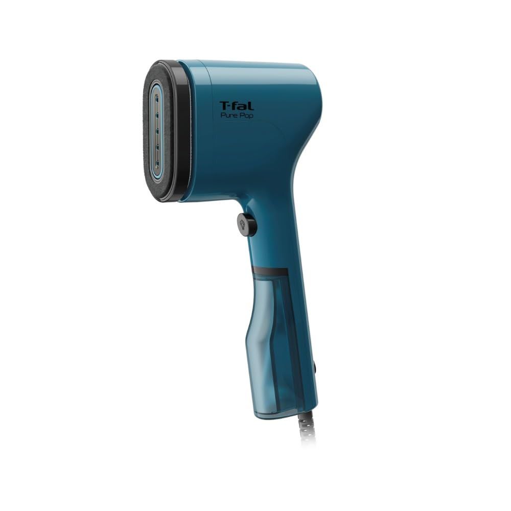 迅速発送 ティファール スチームアイロン ハンディアイロン 超軽量 スリムボディ 脱臭 アレル物質 花粉低減 ホコリ取り|シワ伸ばし リバーシブルパッド付 ピュアポップ ブルー DT2020J0