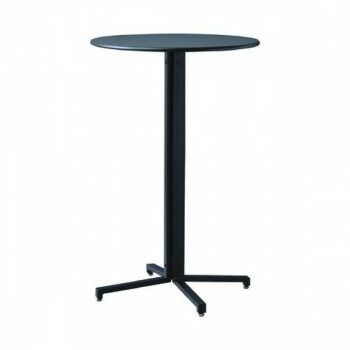 東谷 ハイテーブル サークル ブラック PT-332BK