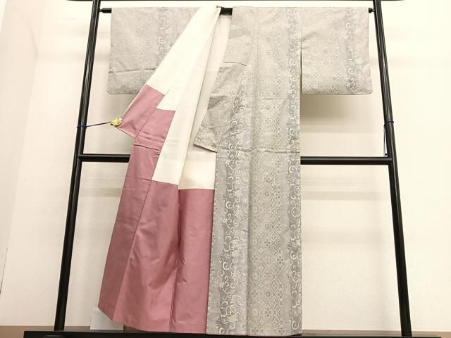 平和屋着物●本場大島紬　花唐草間道　正絹　逸品　BAAT6648hv 平和屋着物○本場大島紬 花唐草間道 正絹 逸品 BAAT6648hv - メルカリ