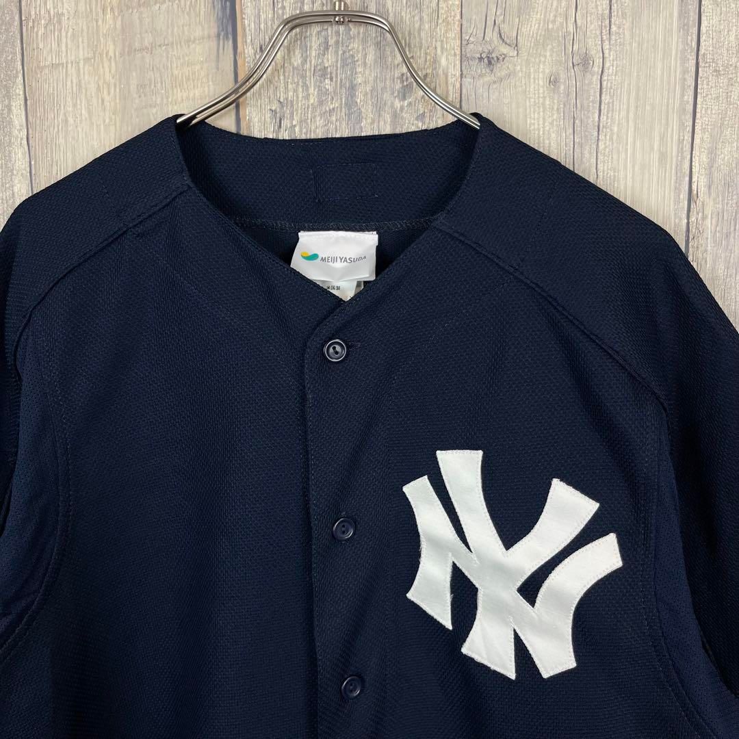 米国製 松井秀喜 ニューヨーク ヤンキース 野球 ユニフォーム 半袖 シャツ L ニューヨークヤンキース松井秀喜ユニフォーム