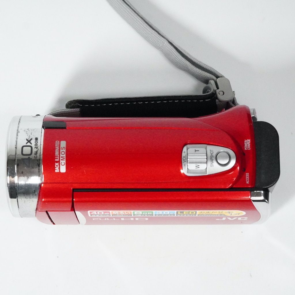 JVC Victor Everio GZ-E225-R レッド 動作OK 返金保証 /1868 - メルカリ