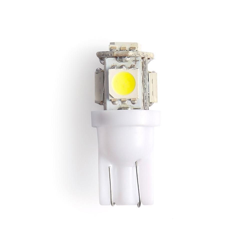 T10 ウェッジバルブ 3チップ5SMD5050 ホワイト 10個セット