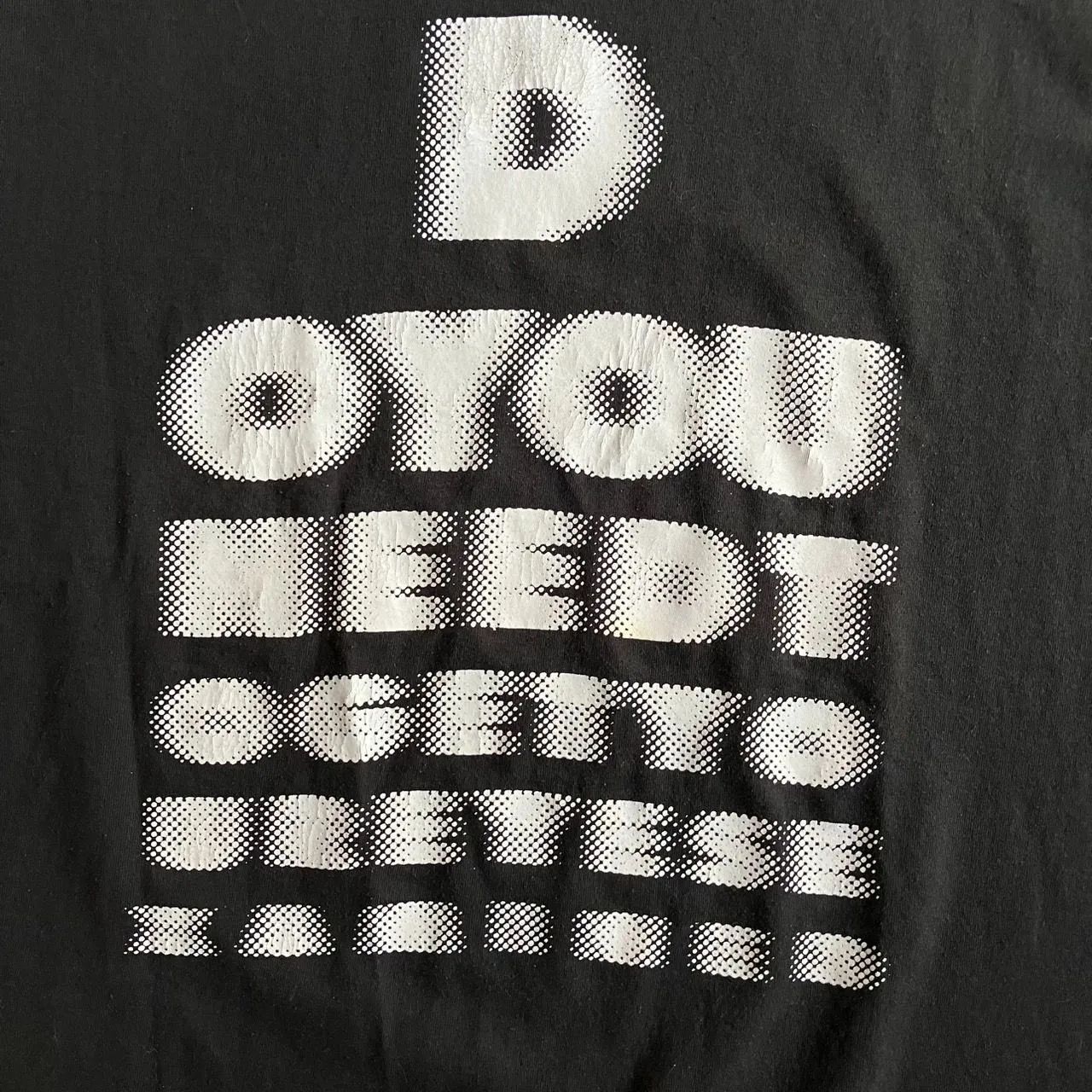 90s モザイク文字　モーション文字　ムービーtシャツ 90s 00s モーション文字 Tシャツ メッセージ 山田蓮 THISMAN