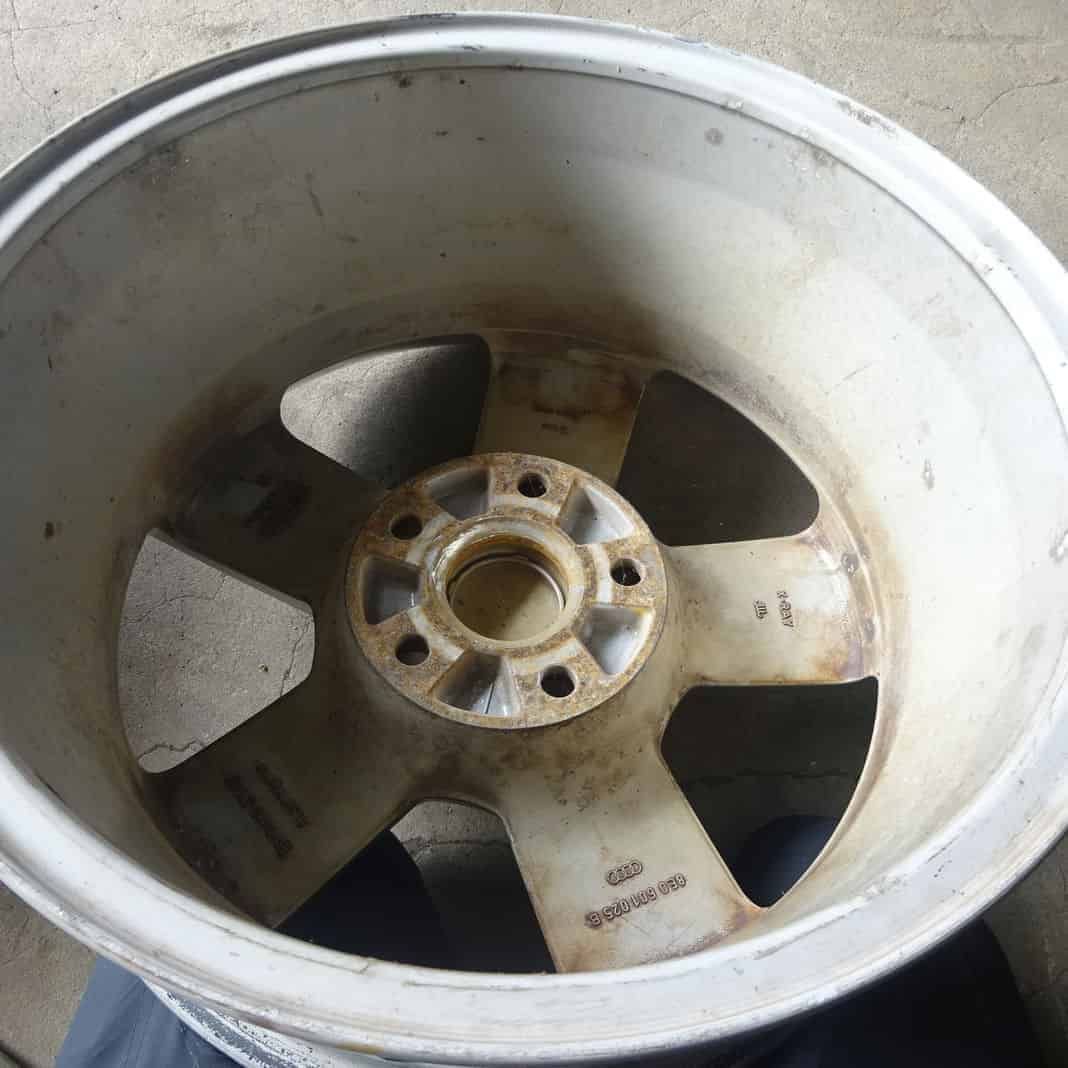 4本SET 会社宛 送料無料 16×7J Audi アウディ A4 8E 純正 アルミ