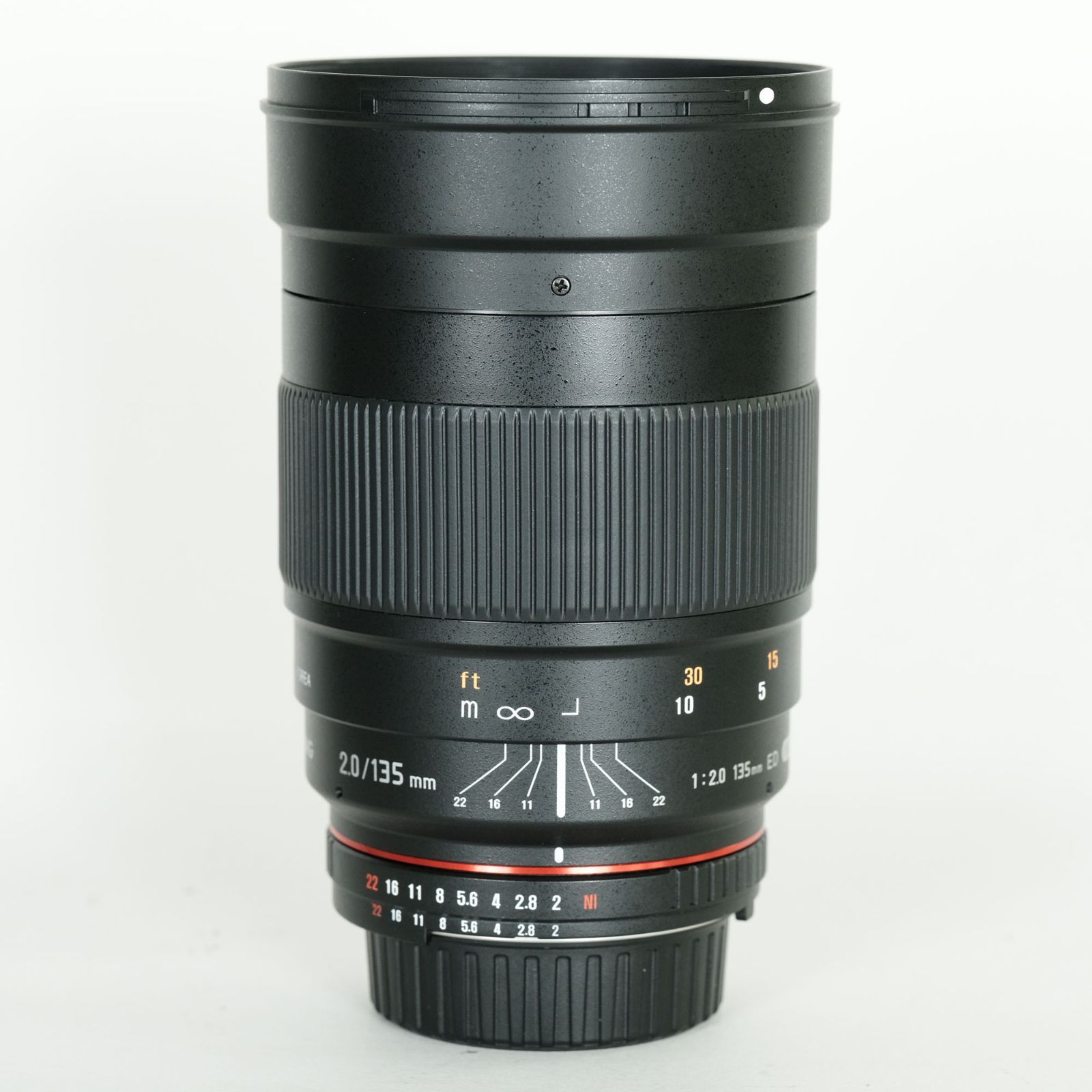 ARCRESTフィルター付 SAMYANG 135 mm F 2 0 ニコンF用 CPU付 ニコンFマウント