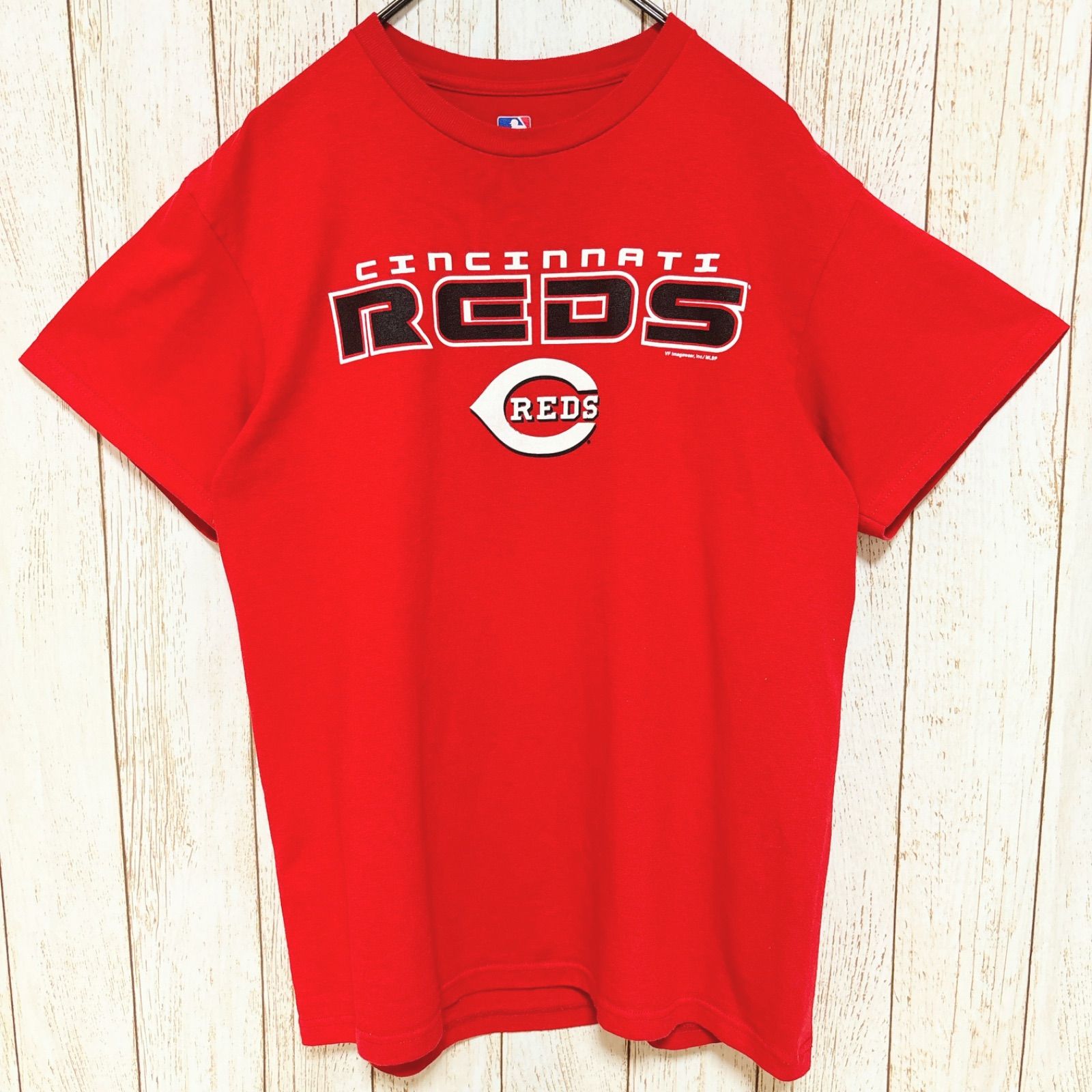 MLB Cincinnati Reds シンシナティ・レッズ プリント Tシャツ M メジャーリーグ USA古着