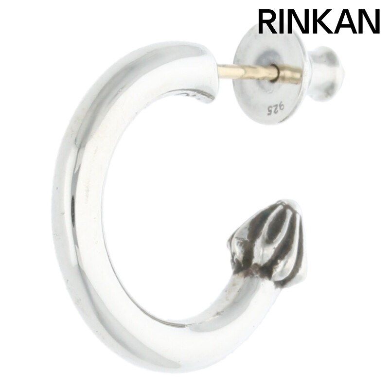 クロムハーツ  HOOP PLAIN/プレーンフープ シルバーピアス メンズ