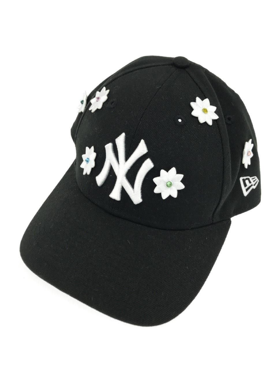 NEW ERA nickgear Rhinestone Flower Cap ブラック - メルカリ