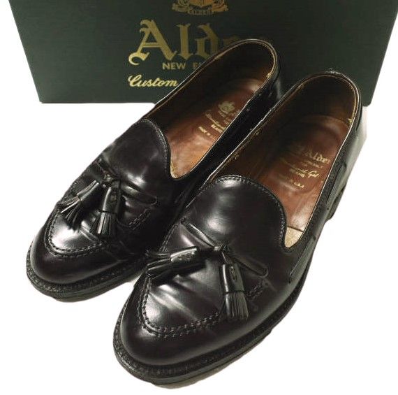 ALDEN 下さる オールデン コードバン 563 タッセルローファー 7.5D