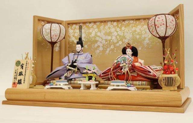 お雛様屏風　松、梅、鶴特大 お雛様屏風 松、梅、鶴特大