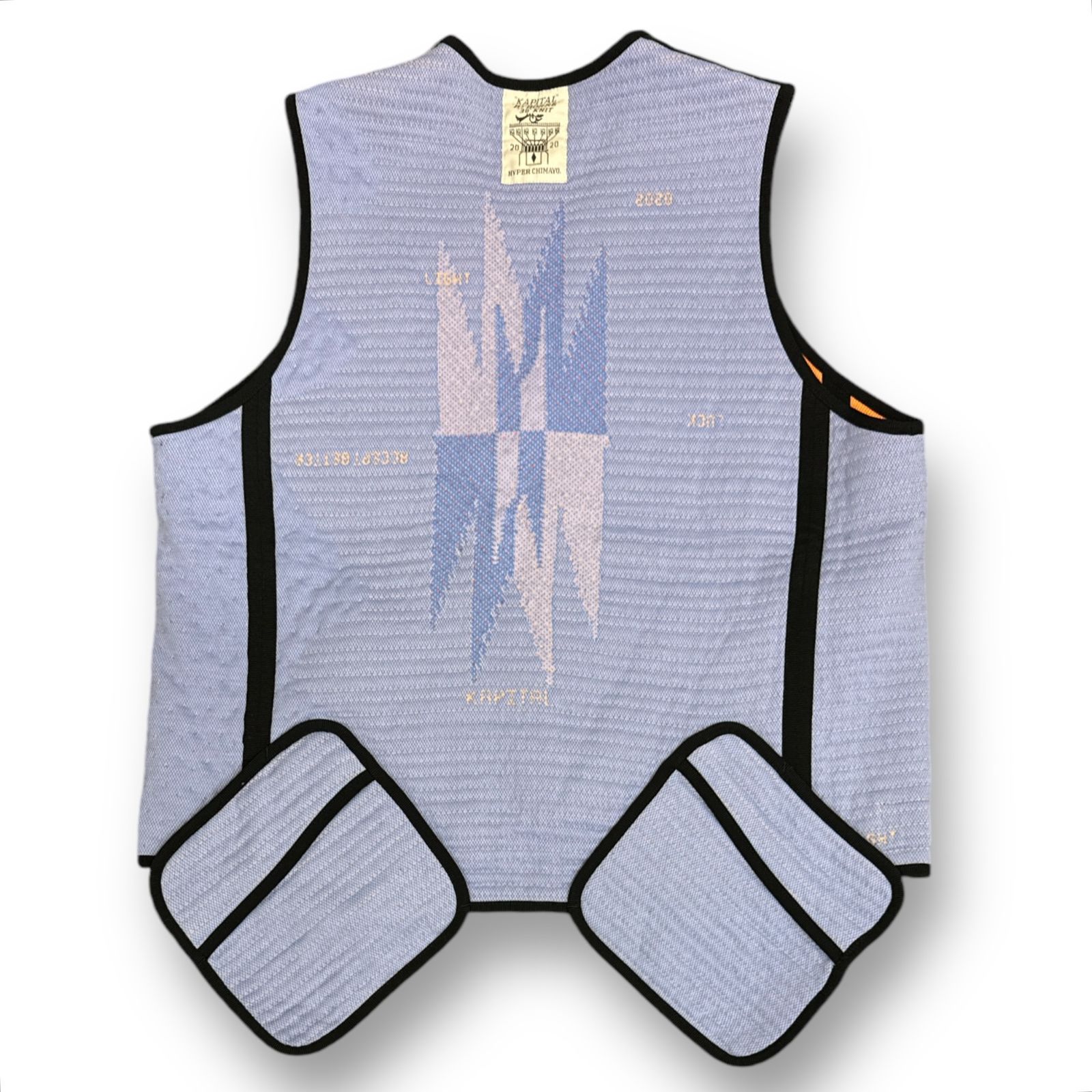 KAPITAL × BYBORRE 20AW 3D Hyper Chimayo Vest コラボ 3Dニット ハイパー チマヨ ベスト ジレ バイボレ  キャピタル K2009SJ026 ブルー系 4 72486A3 - メルカリ