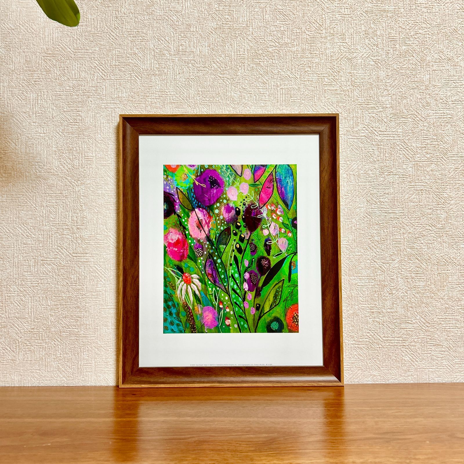 新品額縁付アートポスターCami Boyett（キャミ・ボイエット）花の絵自然美風景画抽象画SISTERS 3486