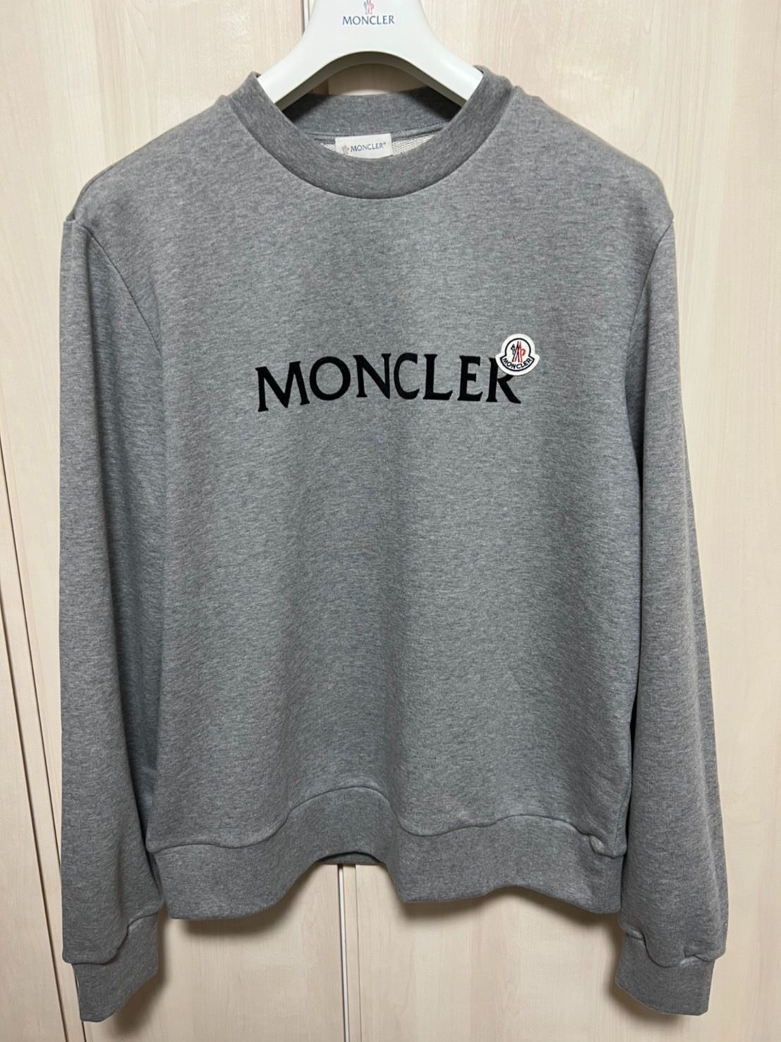 ☆未使用タグ付き・本物保証☆MONCLER レタリングロゴ スウェット S 