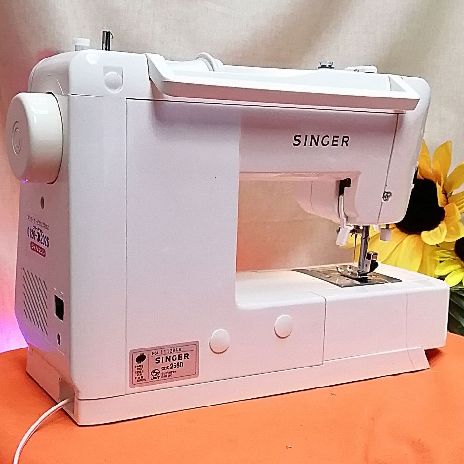 SINGER - 【◆軽くてコンパクト◆SINGER 簡単ミシン】整備済み品 ◇軽くて使いやすい◇SINGER 家庭用ミシン】整備済み品 - メルカリ