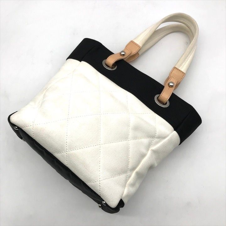美品 CHANEL シャネル ココマーク パリビアリッツ PM キャンバス  
