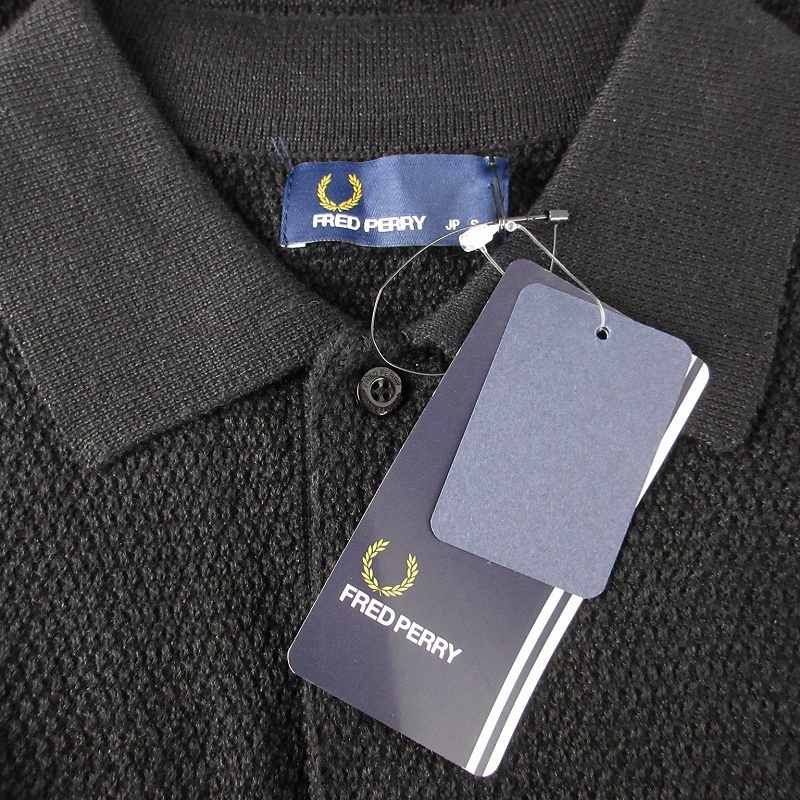 FRED PERRY ブラックポロシャツ 新品タグ付き 中古・古着通販】FRED PERRY (フレッドペリー) ポロシャツ ブラック