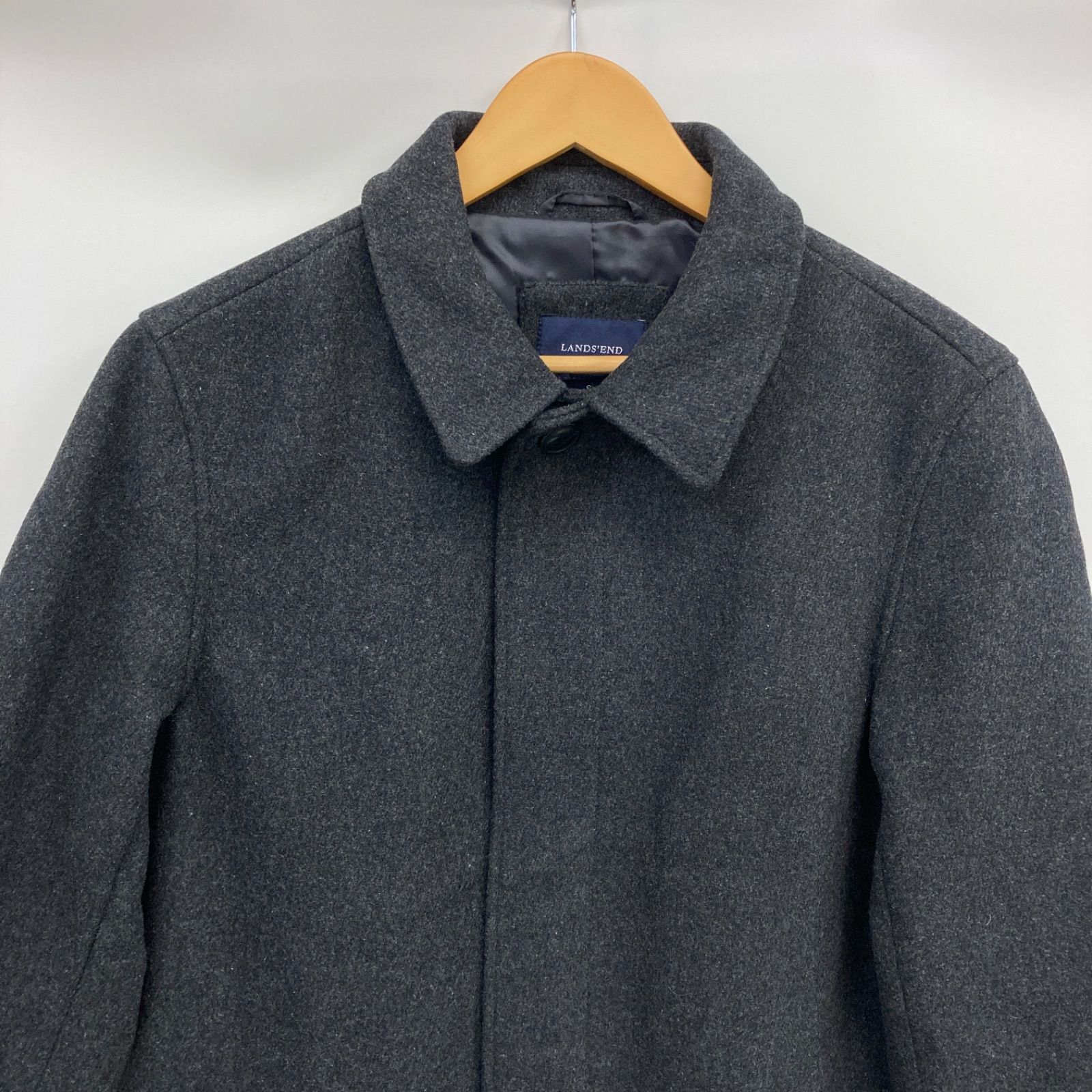 LANDS' END ジャケット コート アウター グレー S【CT1157】 LANDS' END ランズエンド ジャケット コート アウター グレー