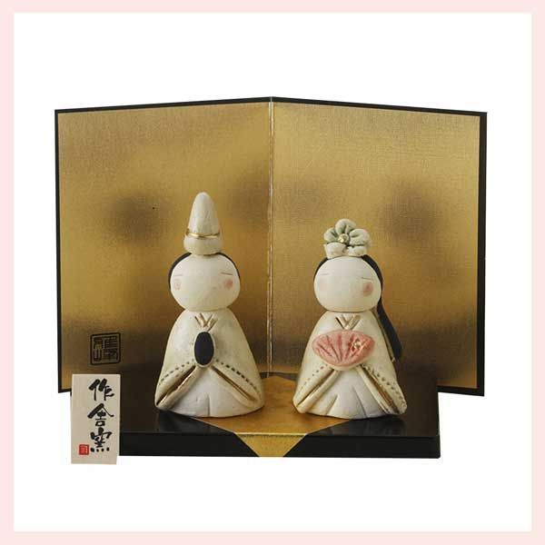 桃の彩・おひなさま（HK147） ※陶器,置物,ひな人形 - メルカリ 