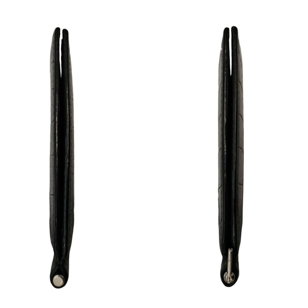 ブラック 折り財布