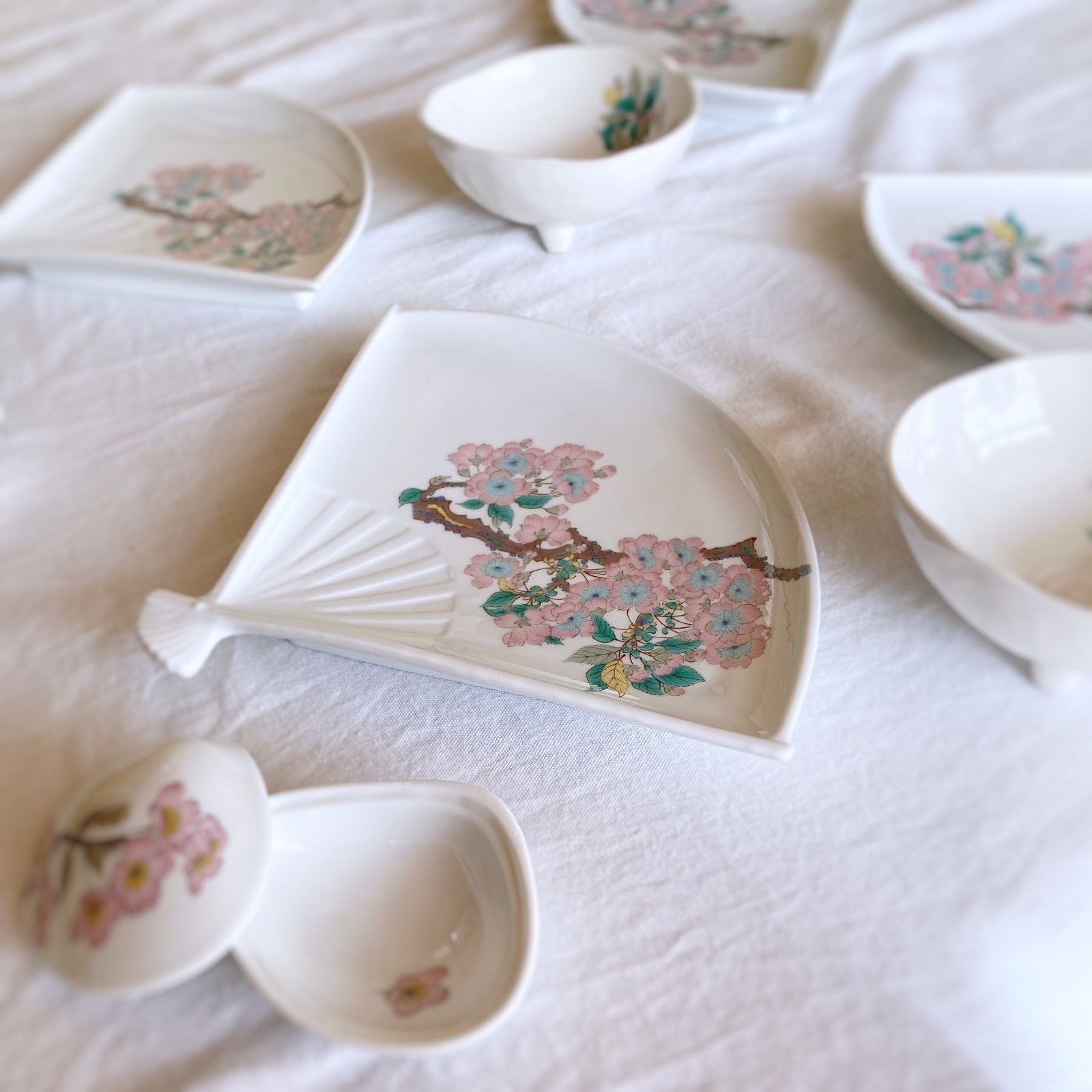 最新 【送料無料】扇皿5枚セット