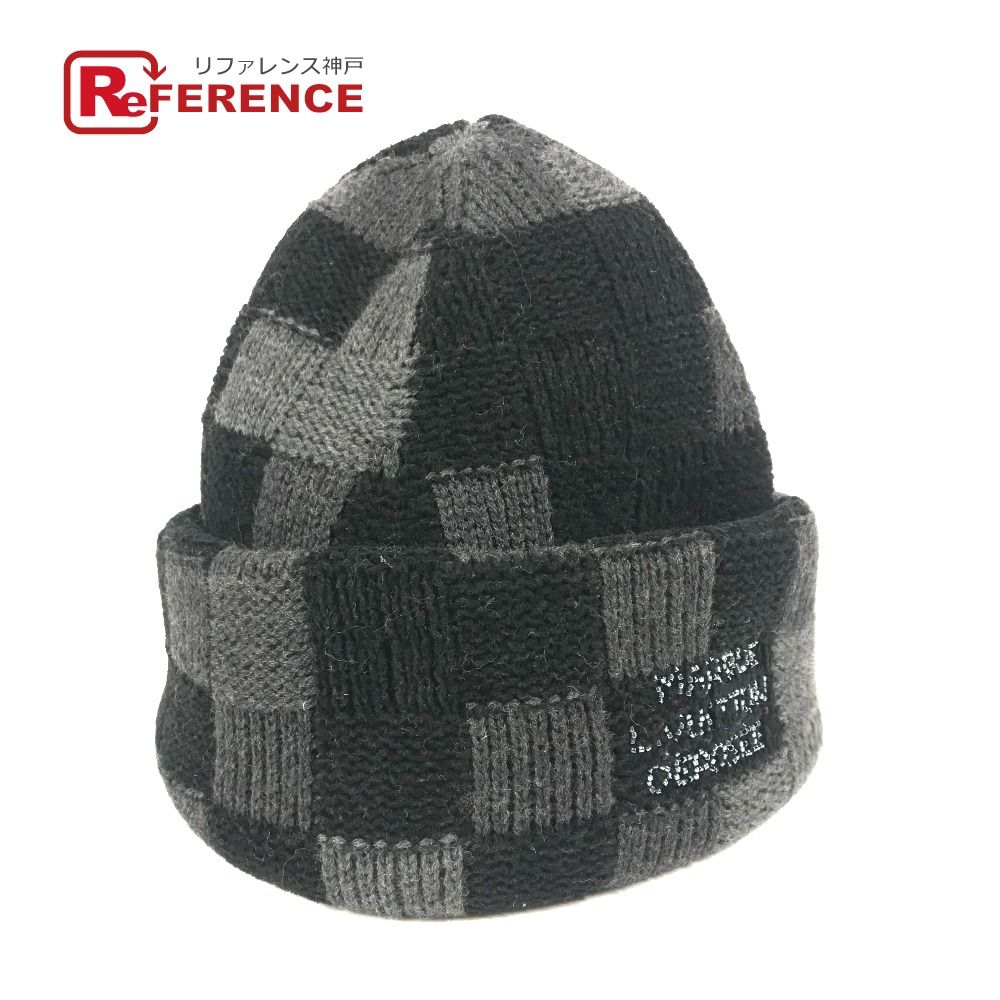 Louis Vuitton ブラック ニット帽 メンズ メンズ 帽子、ニット帽、手袋 - ニットキャップ｜ルイ