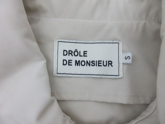 DROLE DE MONSIEUR 長袖 ジャケット ブルゾン ジャンパー ロゴ S